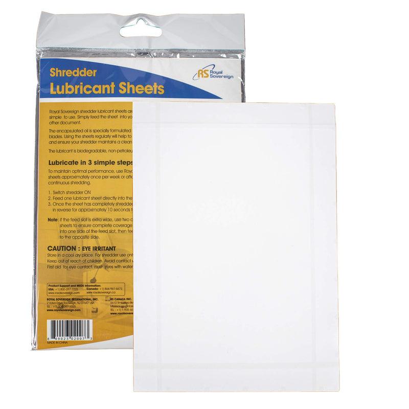 [4025601] Shredder Lubrication Sheet - 10 PK