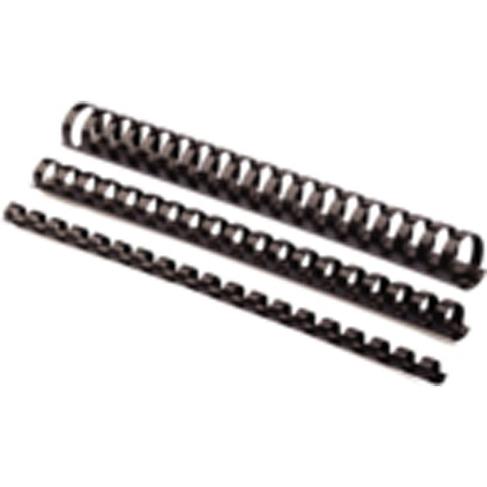 [5348504] Fellowes 25MM Comb Black 50pk