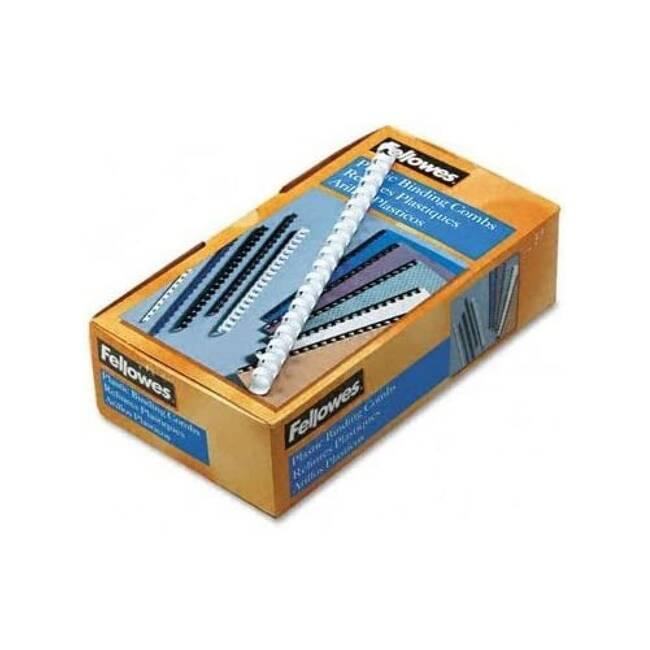 [5330702] Fellowes 8MM Comb Retail Pack - black