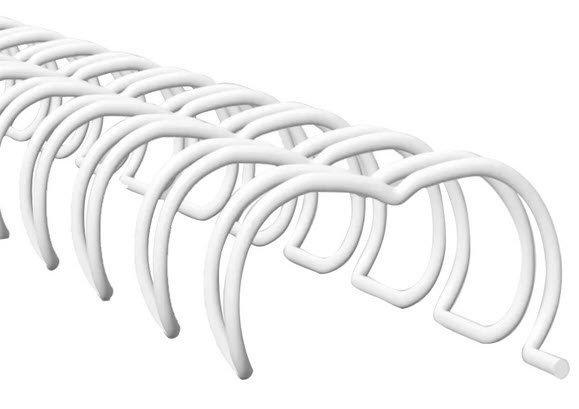 [RRW12.7WT2_1] Ringwire 12.7mm  / 1/2 inch 2:1 - white