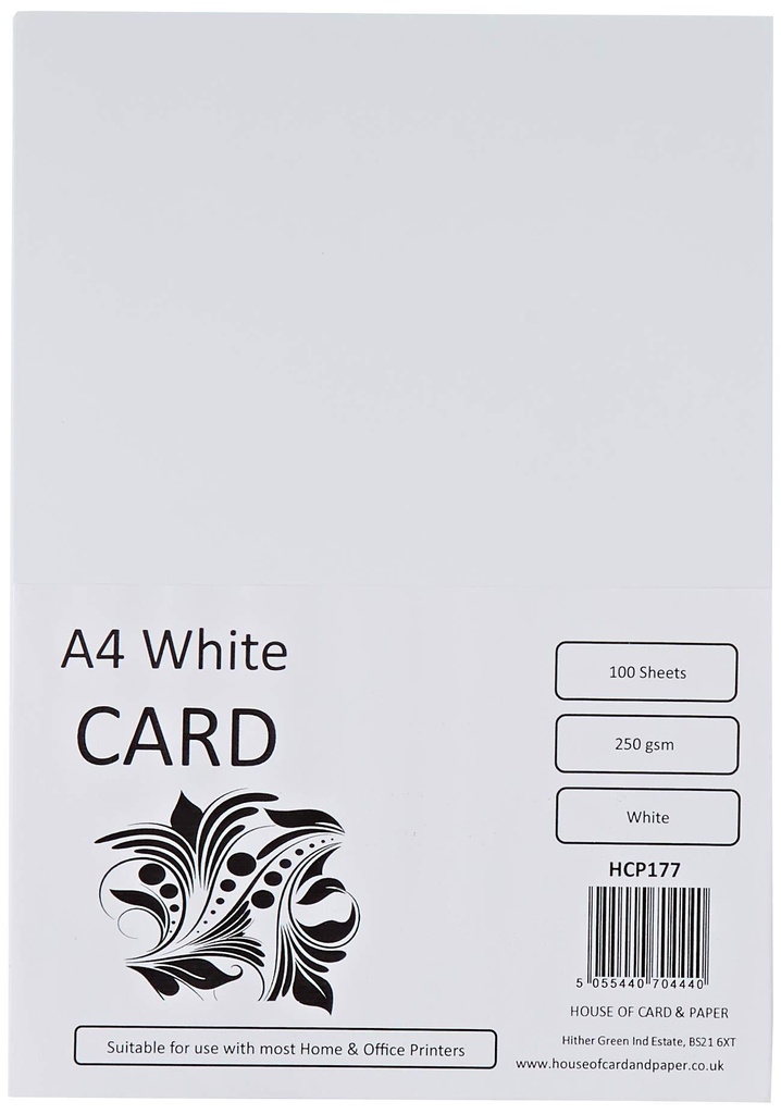 [5370104] A4 White 250 GSM 100pk