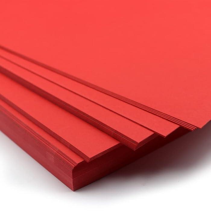 [5370305] A4 Red 250 GSM 100pk