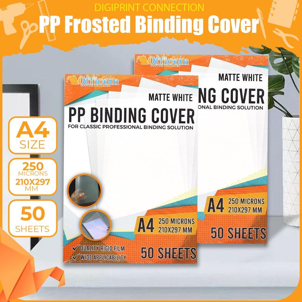 [5376501] PP Cover A4  Frosted 280 MIC 100pk