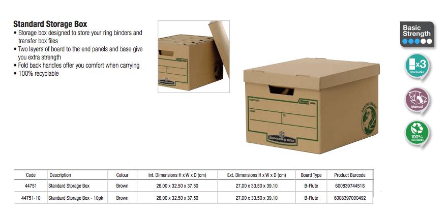 [44761] Standard Storage Box 2pk