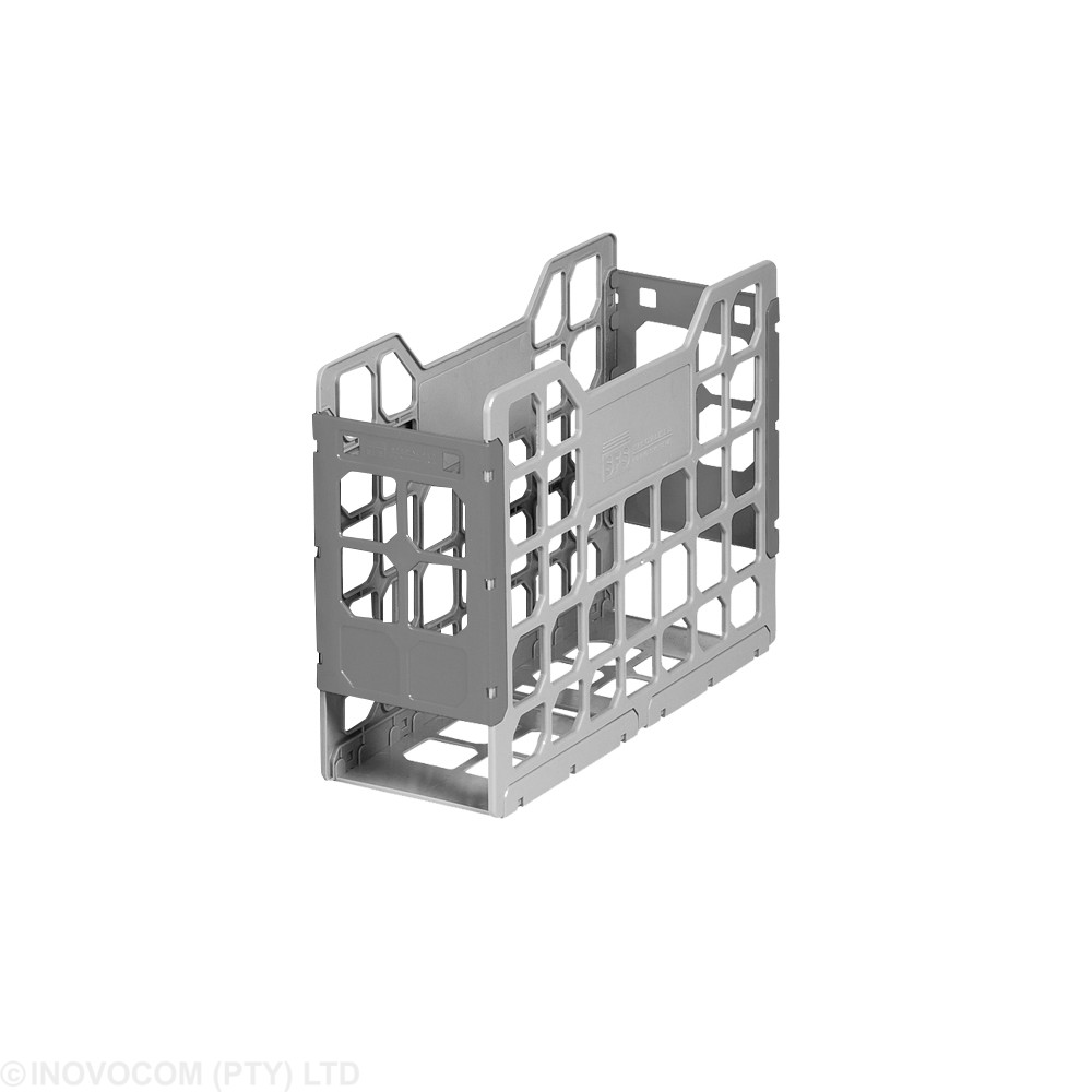 [BB-SE-CNT-GRY] Slatted Econo Container - Grey Plastic         