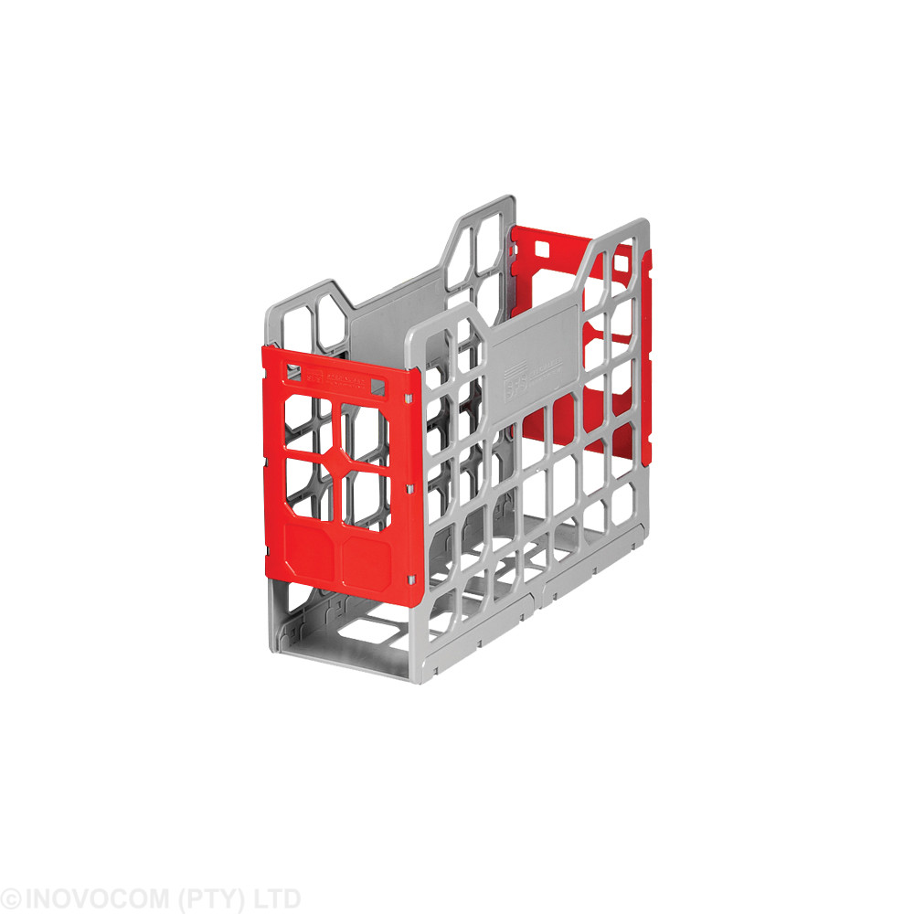 [BB-SE-CNT-RED] Slatted Econo Container - Red Plastic        