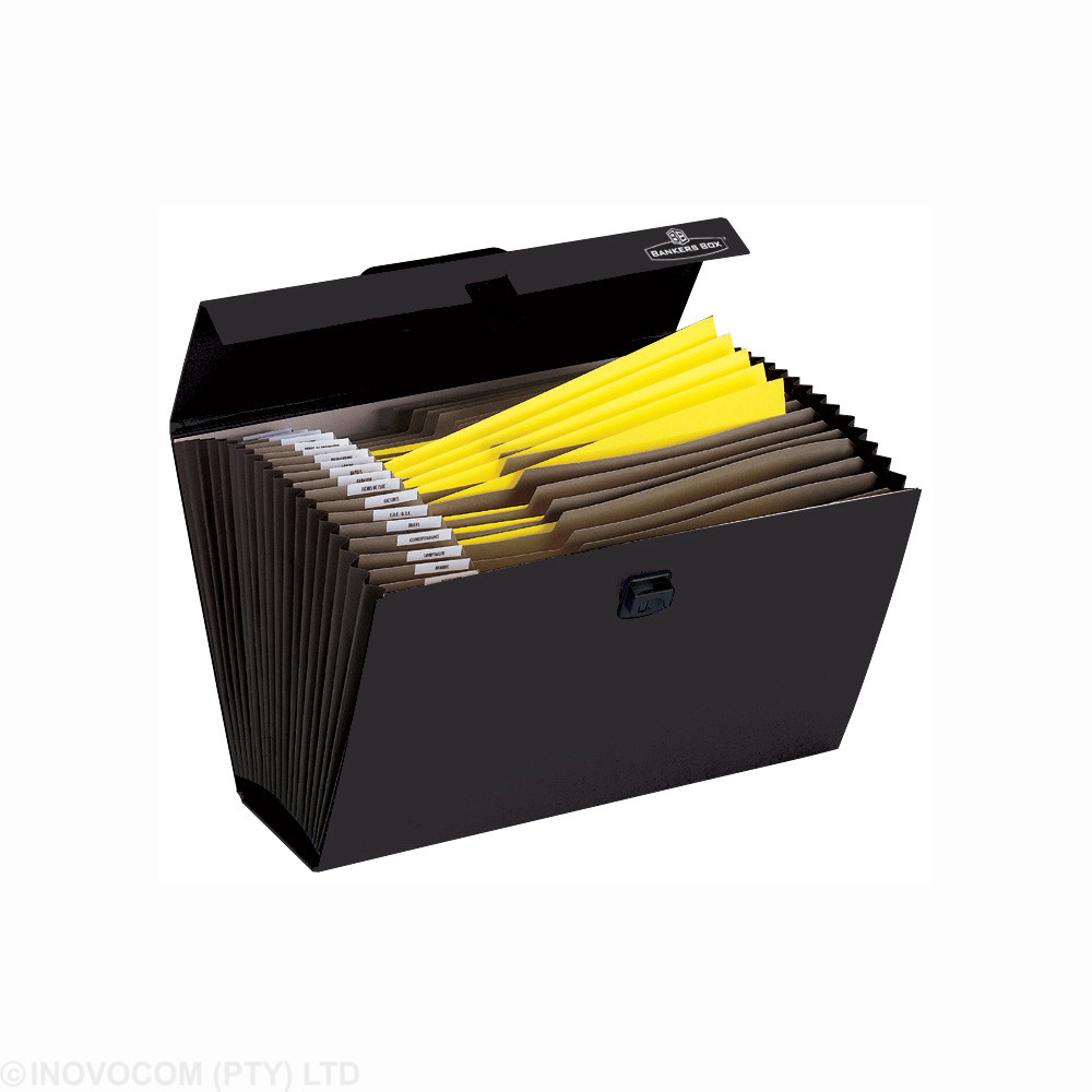 [9352101] Handifile Expanding Organiser- Black