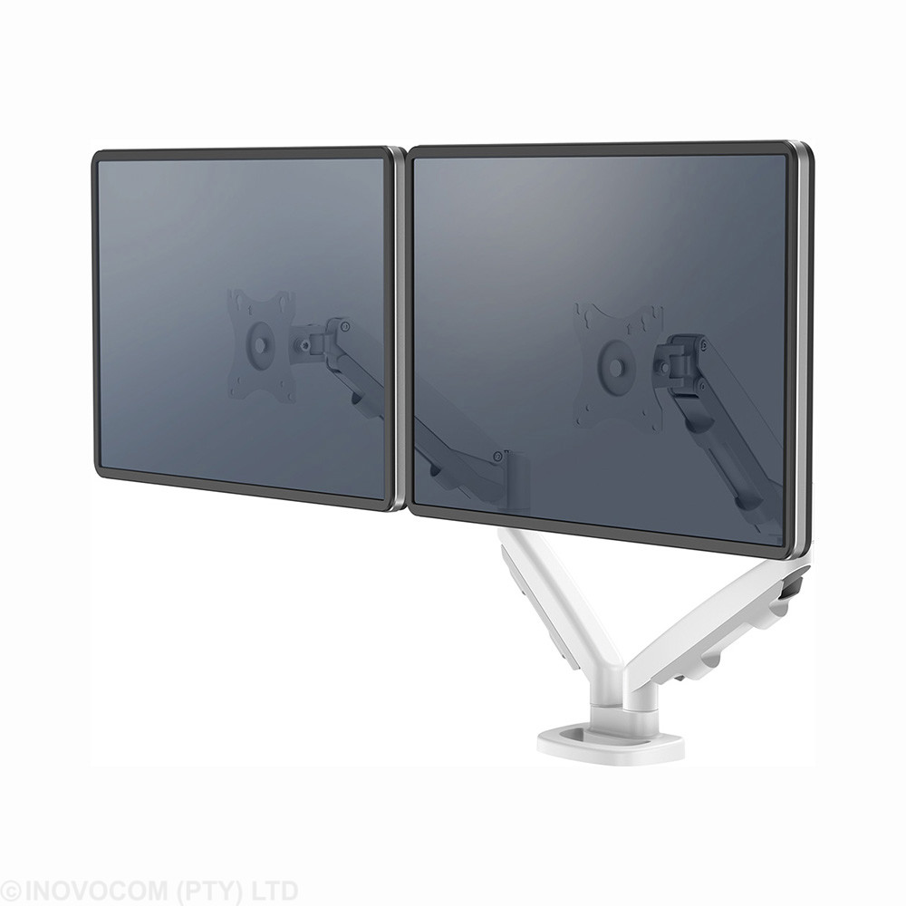 [9683501] Eppa™ Dual Monitor Arm - White