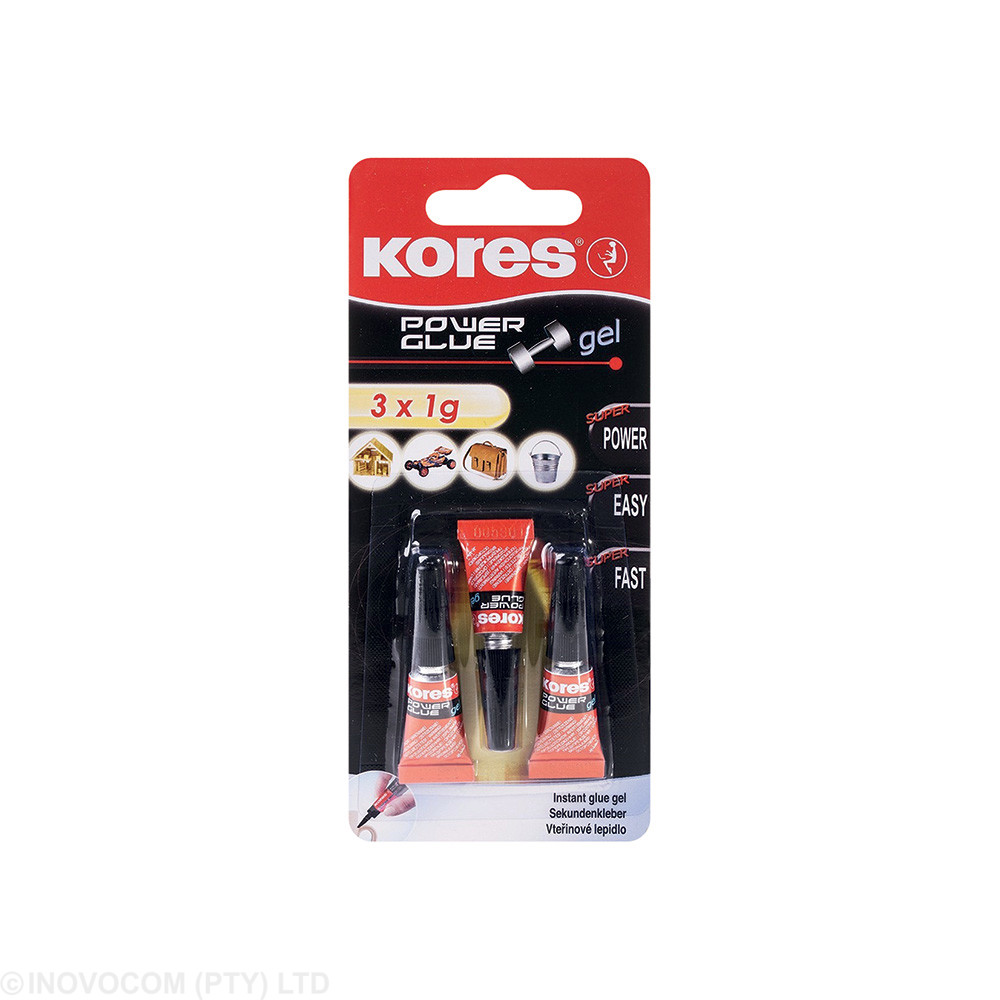[KOR-A-26342] Powerglue Supergel  1g x 3