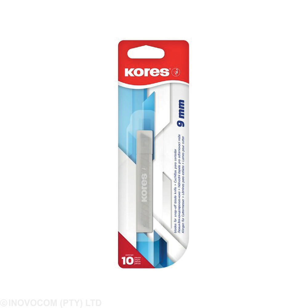 [KOR-CSM-42292] 9mm replacament blades (10 blades per tube) 