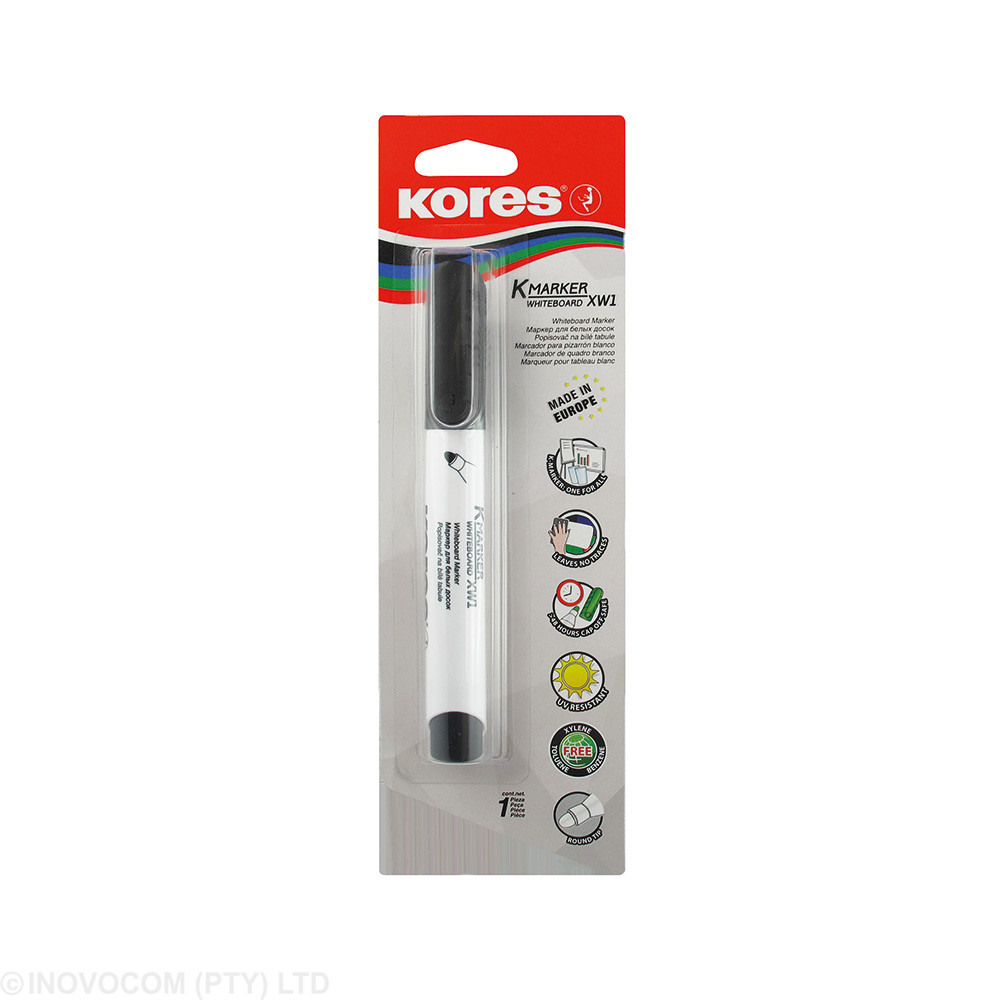 [KOR-WB-20810] K-Marker Whiteboard Marker - Bullet Tip / Blister x 1