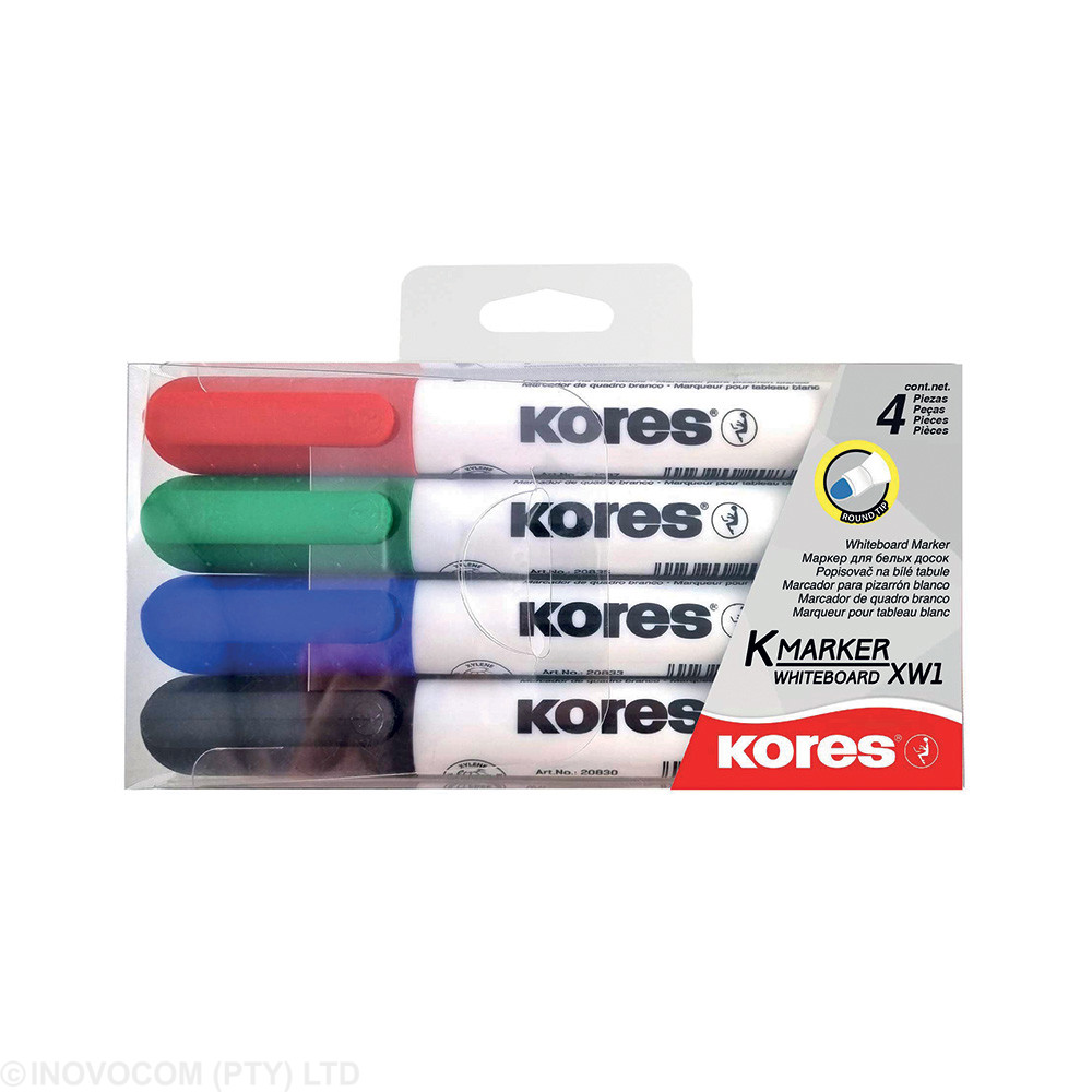 [KOR-WB-20843] K-Marker Whiteboard Marker - Bullet Tip / Wallet 4
