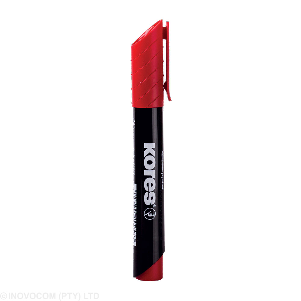 [KOR-PM-20937] K-Marker Permanent Marker - Bullet Tip - Red
