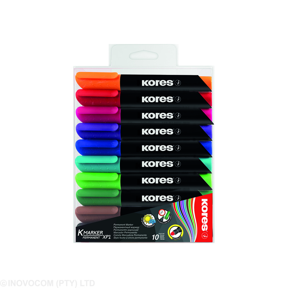 [KOR-PM-20900] K-Marker Permanent Marker -Bullet Tip Wallet 10