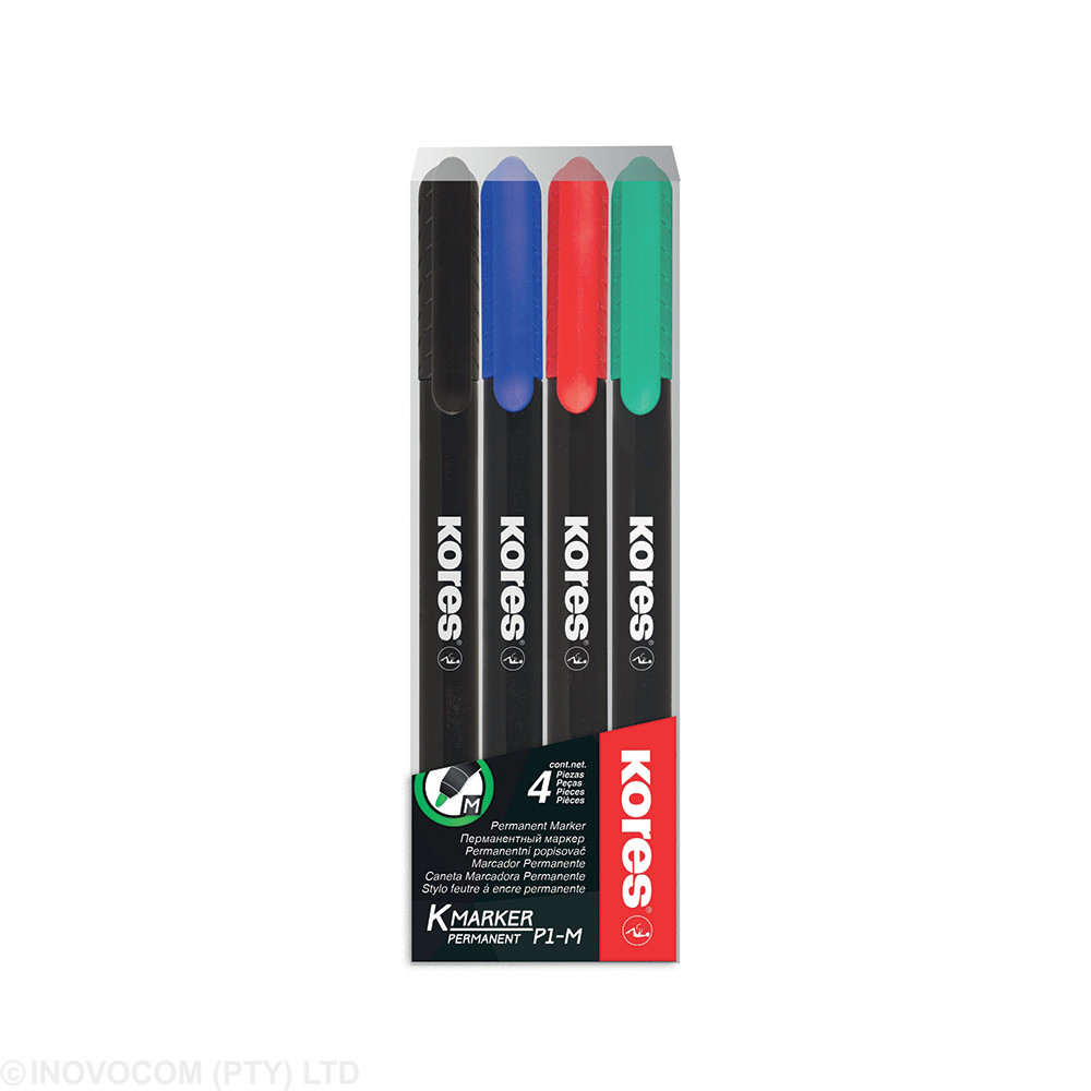 [KOR-PM-22140] K-Marker P1 Permanent Marker - Fine Tip  Wallet 4