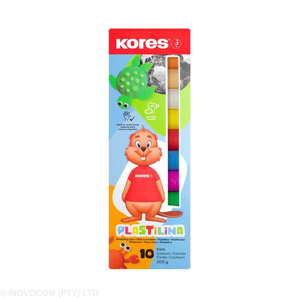 [KOR-CPCL-34010] Modelling Clay 200g BRIGHT COLOURS