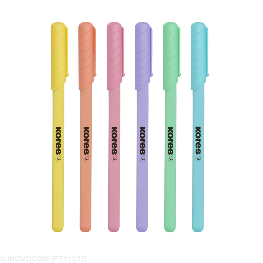 [KOR-GPW-37086] K-ORM Opaque Pastel Barrel Ballpoint pens 50's 