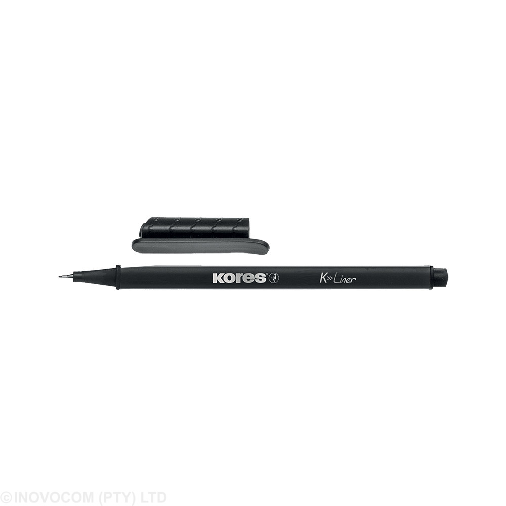 [KOR-GPW-28102] K-Liner Fineliner - Metal tip 0,4mm - Black