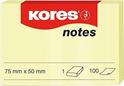 [KOR-NCI-46057] Pastel  75 x 50mm adhesive notes / 100 sheets 
