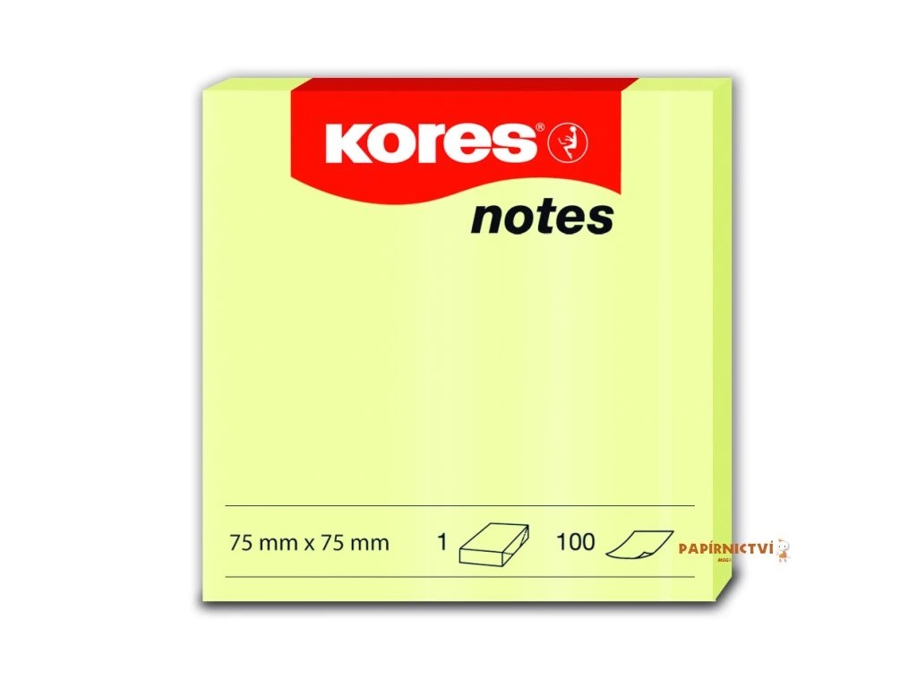 [KOR-NCI-46075] Pastel  75 x 75mm adhesive notes / 100 sheets 