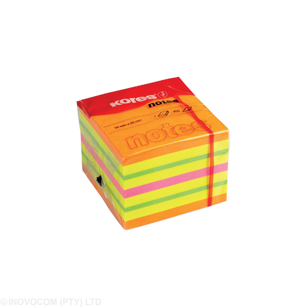 Neon Summer Cubo 50 x 50mm mini cube/ 400 sheets
