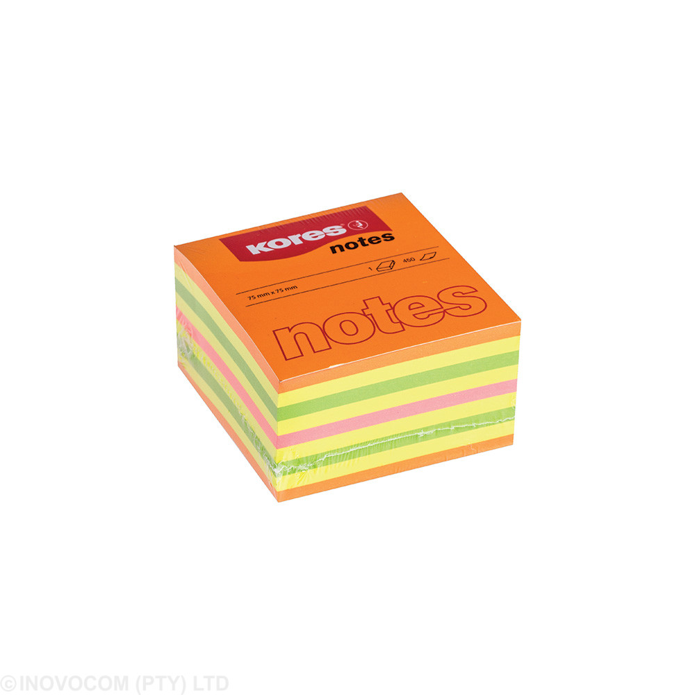 Neon Summer Cubo 75 x 75mm / 450 sheets 