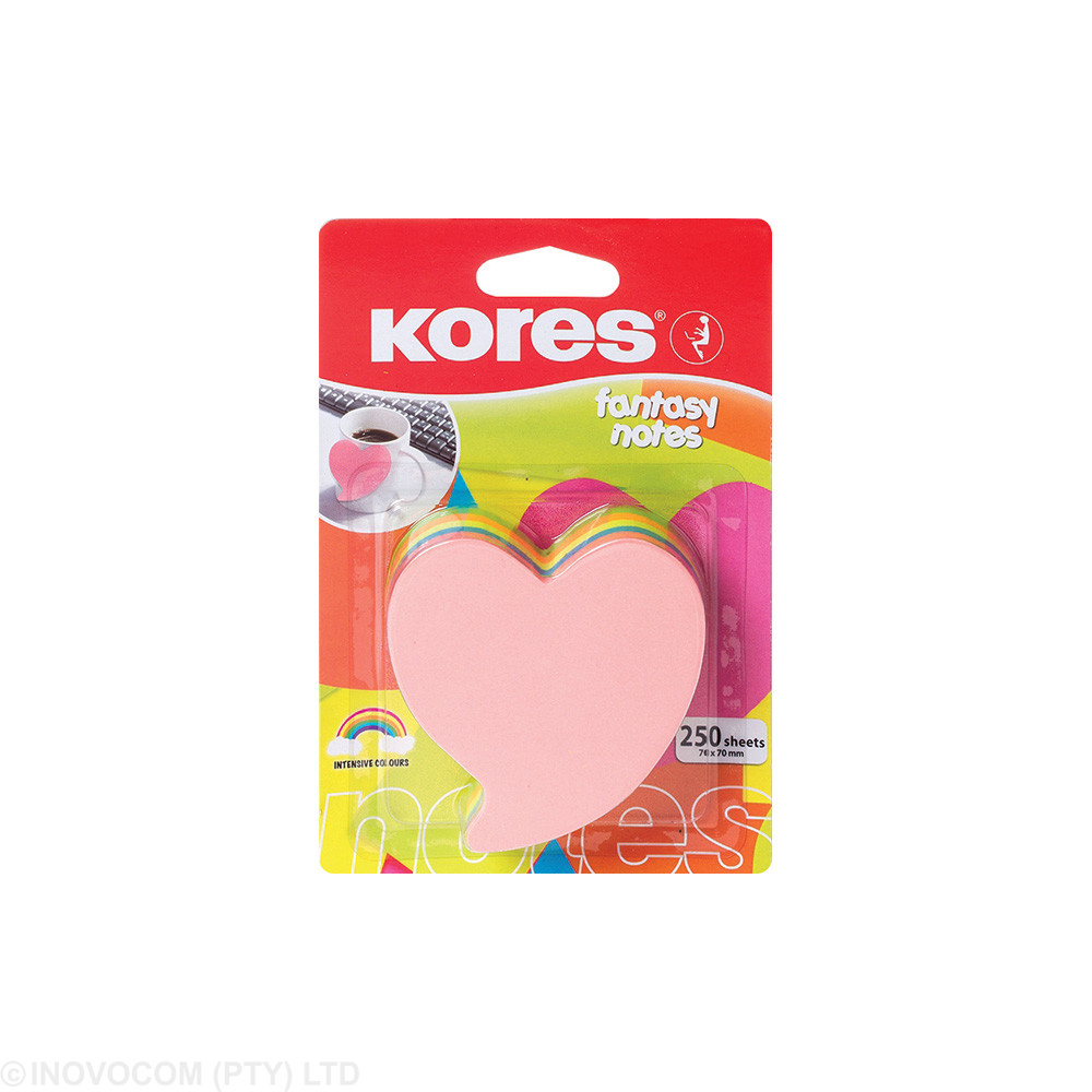 [KOR-NCI-48705] Heart Shaped Notes / 250 sheets 