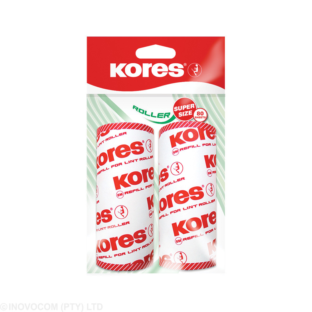 Lint Roller refills 80 sheets x 2 rolls 