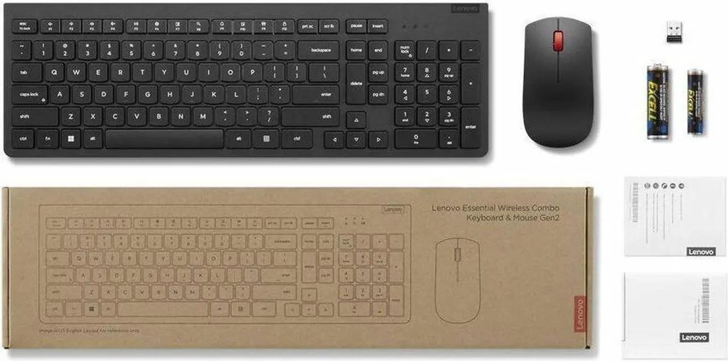 [4X31R64453] Essential Wireless  Keyboard and Mouse Combo Gen2