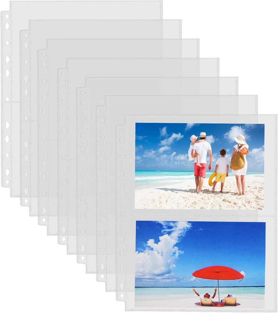 [PA03770-0015] Transparent sleeves for scanning photographs and postcards.