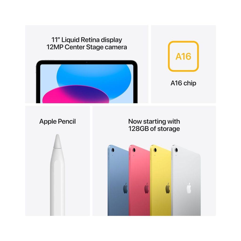[MD4D4QA_A] 11-Inch Ipad A16 Wi-Fi 128Gb - Yellow