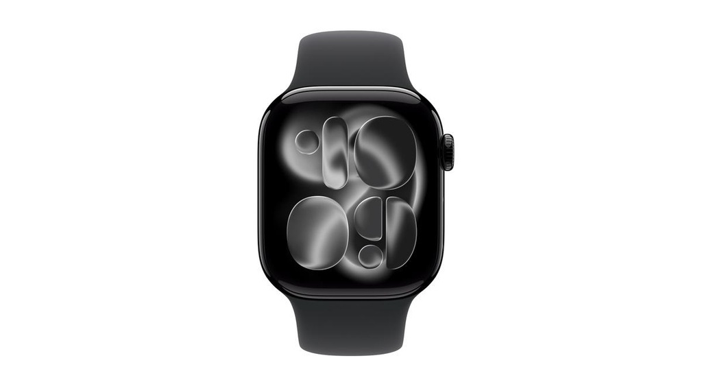 [MEQU4AF_A] Apple Watch Series 11 Gps 42Mm Jet Black Aluminium Case With Black Sport Band - M/L
