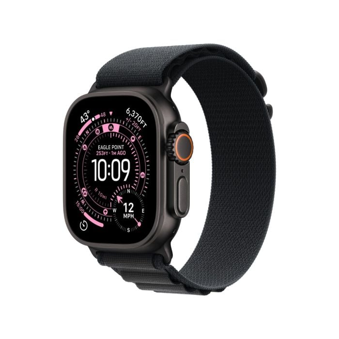 [MF0Q4AF_A] Apple Watch Ultra 3 |  Gps + Cellular 49Mm | Black Titanium Case With Black Alpine Loop - Small
