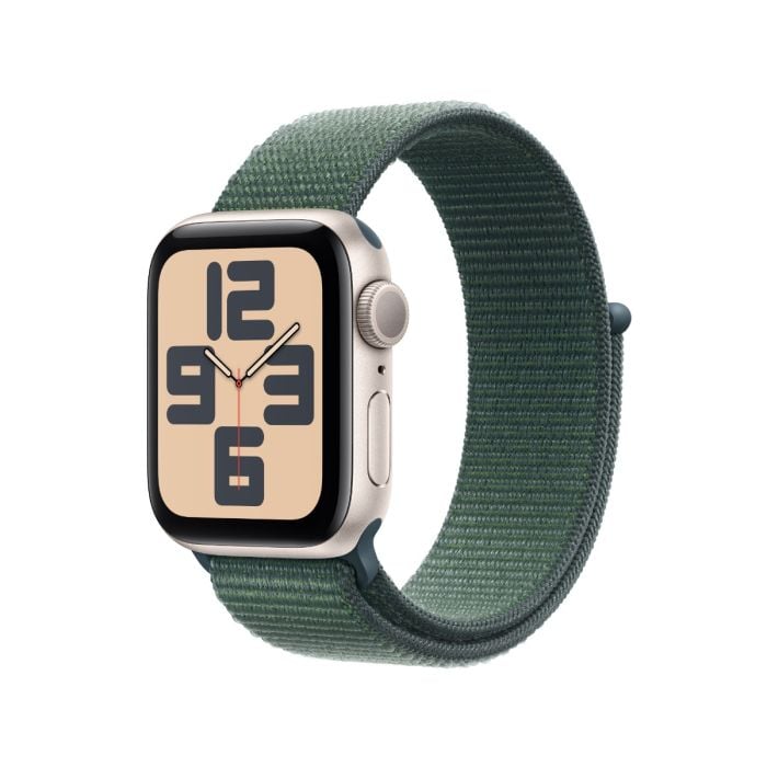 [MXEH3QA_A] Apple Watch Se Gps 40Mm Starlight Aluminium Case With Lake Green Sport Loop