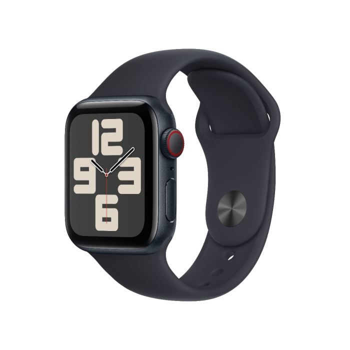 [MXEJ3QA_A] Apple Watch Se Gps 44Mm Midnight Aluminium Case With Midnight Sport Band - S/M
