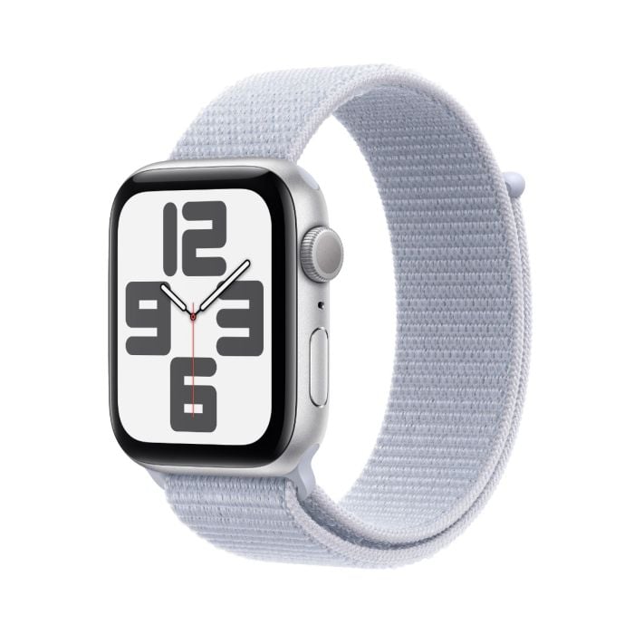 [MXGE3QA_A] Apple Watch Se Gps + Cellular 40Mm Silver Aluminium Case With Blue Cloud Sport Loop