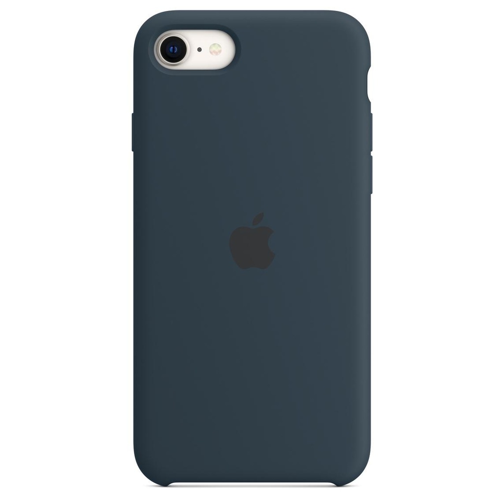 [MN6F3ZM_A] Iphone Se Silicone Case - Abyss Blue