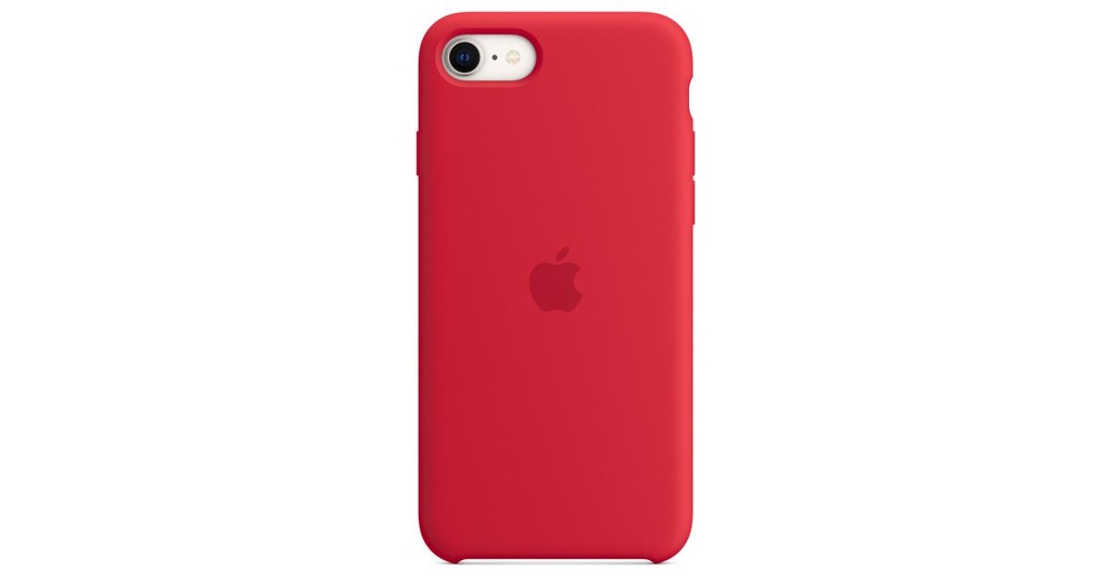 [MN6H3ZM_A] Iphone Se Silicone Case - (Product)Red
