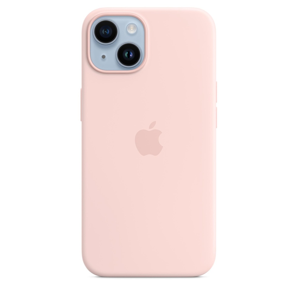 [MW5V3ZM_A] Iphone 14 Silicone Case With Magsafe - Chalk Pink