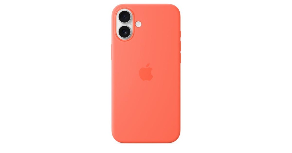 [MDGT4ZM_A] Iphone 16 Plus Silicone Case With Magsafe - Tangerine
