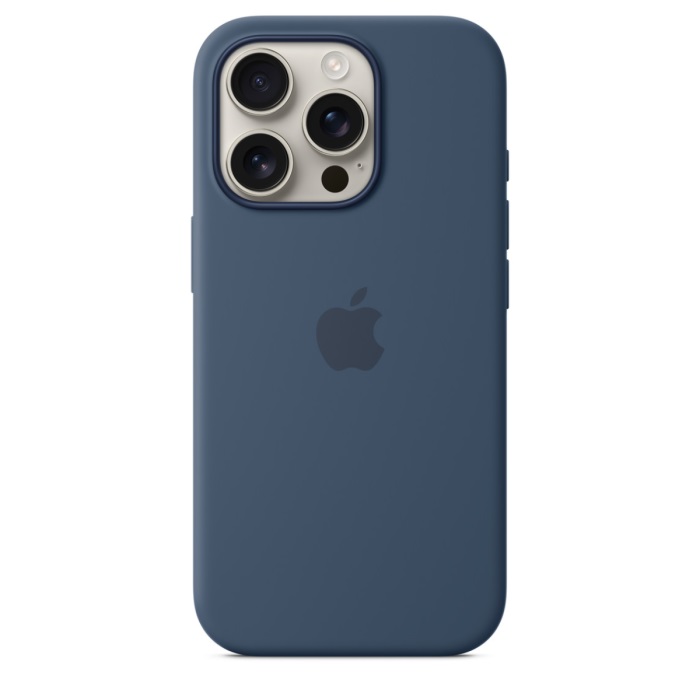 [MYYK3ZM_A] Iphone 16 Pro Silicone Case With Magsafe - Denim