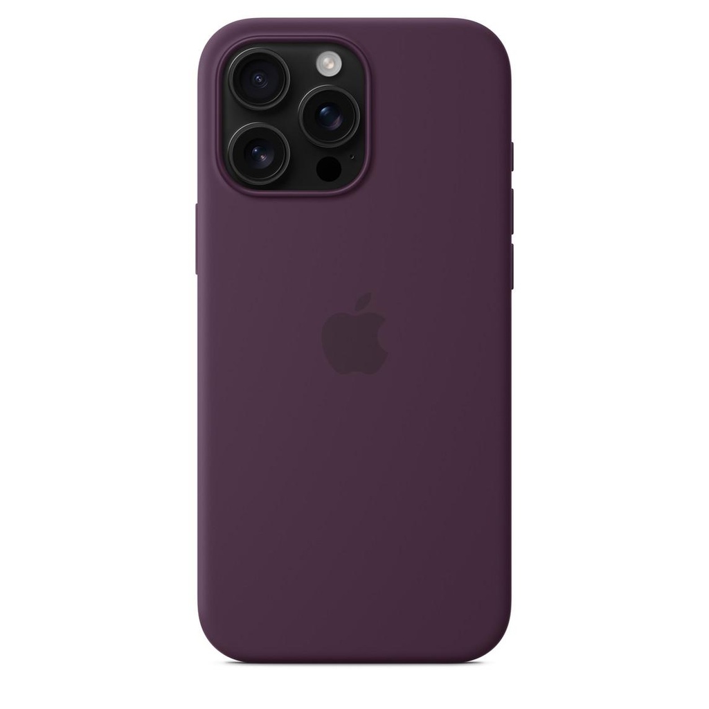 Iphone 16 Pro Silicone Case With Magsafe - Plum
