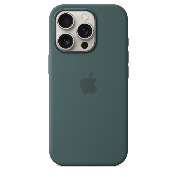 [MYYR3ZM_A] Iphone 16 Pro Silicone Case With Magsafe - Lake Green