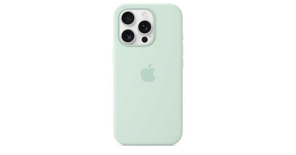 [MDG04ZM_A] Iphone 16 Pro Silicone Case With Magsafe - Aquamarine