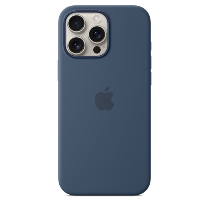 [MYYU3ZM_A] Iphone 16 Pro Max Silicone Case With Magsafe - Denim