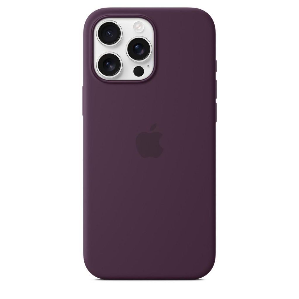 Iphone 16 Pro Max Silicone Case With Magsafe - Plum