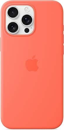 Iphone 16 Pro Max Silicone Case With Magsafe - Tangerine