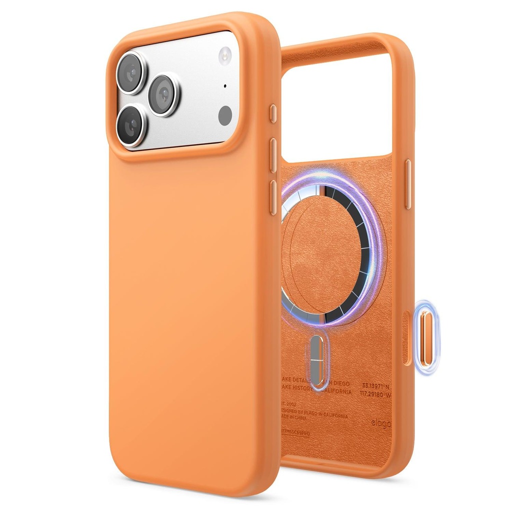[MGFL4ZM_A] Iphone 17 Pro Max Silicone Case With Magsafe – Orange