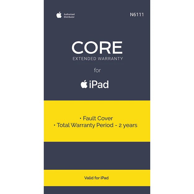 [N6111] Extended Warranty: Ipad 9Th Gen, 10Th Gen & Ipad A16