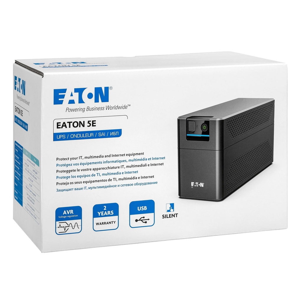 [5E900UI] Eaton 5E 900 USB IEC G2 900VA AVR 230V Tower